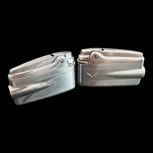 Pair vintage ronson - pair, silver