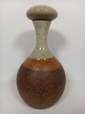 Vintage Iden Pottery Large Decanter