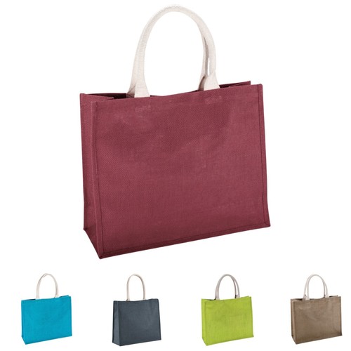 Large jute shopping bag - jute,
