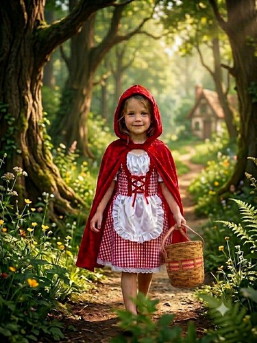 Little red riding hood - little,