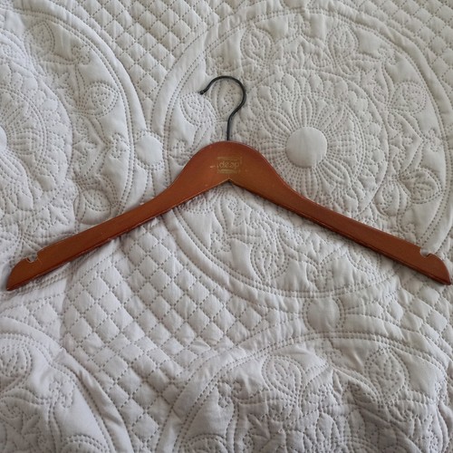 Vintage wooden hanger - wooden,