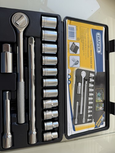 Draper socket set metric - socket,