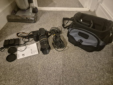 Black Sony Alpha 300/Alpha 350 Digital Single Lense Reflex Camera 