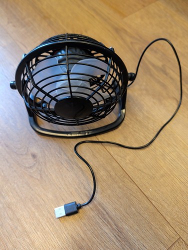 Desktop usb mini fan - fan, black
