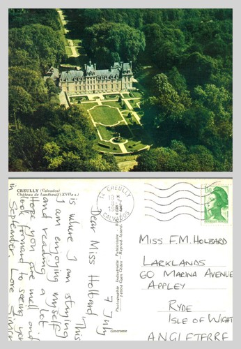 Vintage postcard chateau de - -,