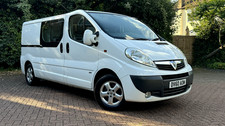 VAUXHALL VIVARO,RENAULT TRAFIC,NISSAN PRIMASTAR CREW VAN SPORTIVE LWB 2010
