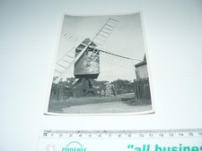 Unidentified Windmill Photograph showing couple with child at the base