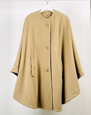 Cape Coat Wool Vintage 70s Camel Claudia winkleman The Traitors Spring