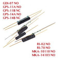 Reed Switch Normally Open/Closed Magnetic Induction door Switch Glass/Plastic