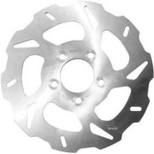 Braking rear brake disc wave