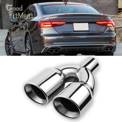 Dual exhaust pipe tips - dual,