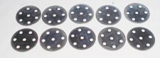 10 x Meccano 6-hole Wheel Disc