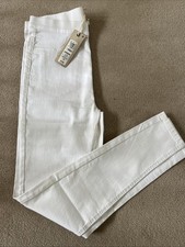M&S White Denim High Rise
