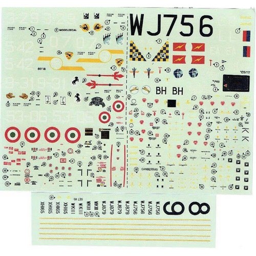 Raf canberras italian - 1:72,