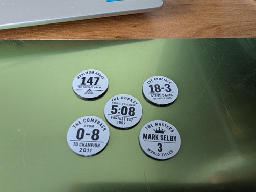 Personalised cue badge - badge, snooker