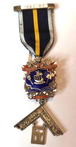 Masonic jewel 1943 1982 - jewel, &
