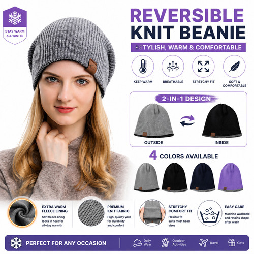 Mens ladies knitted woolly - ladies,
