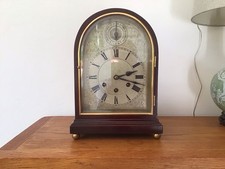 Mahogany Cased Gustav Becker Westminster Chime Clock