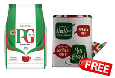 1 x 300 PG Tips PYRAMID Tea Bags | Free Caddy Offer
