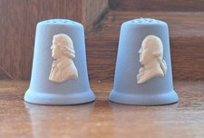 TWO VINTAGE WEDGWOOD BLUE