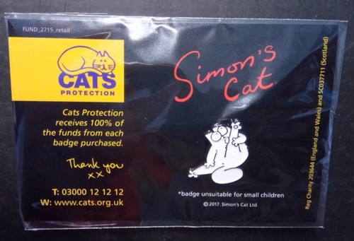 Pin badge simons cat - pin,