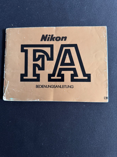 A1059 nikon fa manual - nikon,
