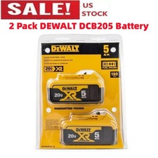 2 Pack DEWALT DCB205 20V Max