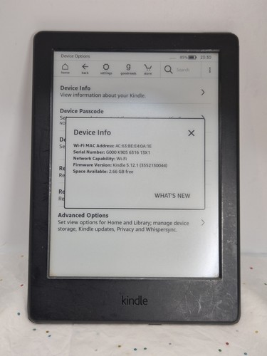 Amazon kindle 8th generation - kindle,