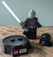 Lego STAR WARS Darth Vader LED Nightlight Lamp Complete Detachable Helmet & Base