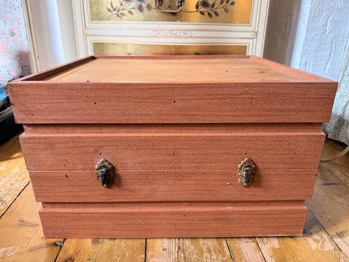 Vintage large handmade wooden - large,