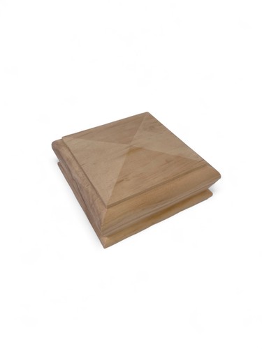Pine pyramid 90mm timber - pyramid, newel