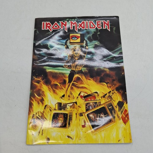 Iron maiden concert programme - iron,