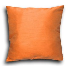 Cushion Covers Plain Faux Silk
