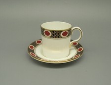 Vintage Royal Crown Derby Ambassador Coffee Cup & Saucer 1989(2nd Quality)