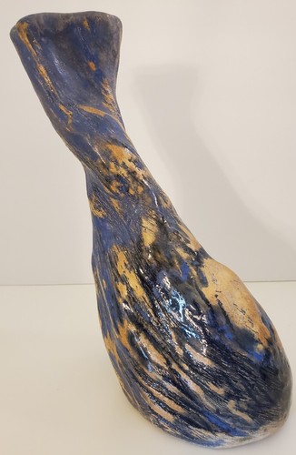 Ceramic vase art pottery - art,