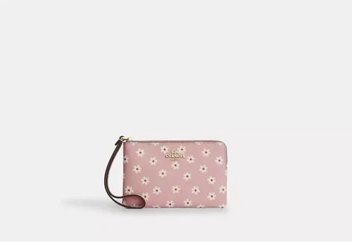 Coach corner zip wristlet - corner,