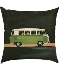 VW themed  Camper Van and dogs