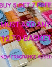 Wax Melts Handmade Natural Wax BUY 5 GET 7 FREE  120+ FRAGRANCES 25g per bar