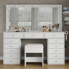 55" Makeup Vanity Desk with