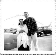 Amusement Park B&W Snapshot