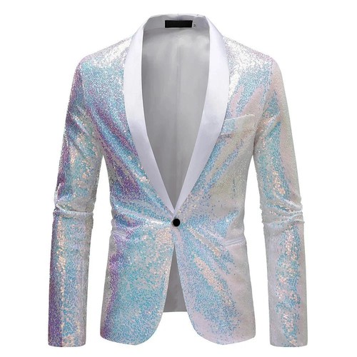 Mens sequin blazer - blazer, jacket