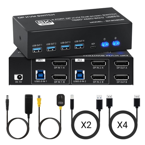 Tcnewcl displayport kvm - displayport,