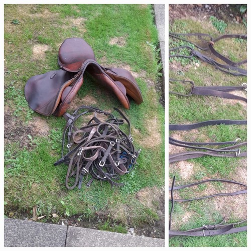 Equestrian joblot saddle - equestrian, joblot..saddle