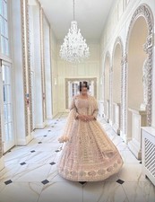 Mongas Gold/Beige Lehenga