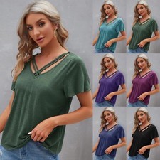 Women's Summer V-neck Blouse