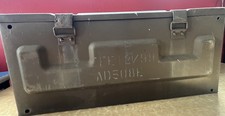 Army Metal 81mm Mortar Ammunition Tin Surplus Storage Box 
