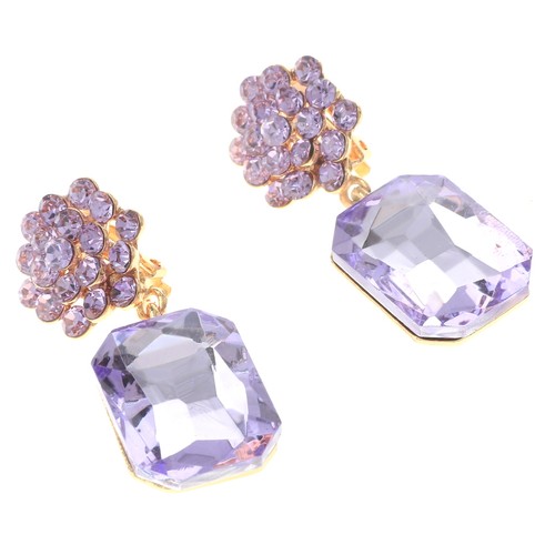 Gold tone metal - tone, crystal