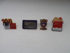 Various Old Olympic Games  Enamel Badges x 4