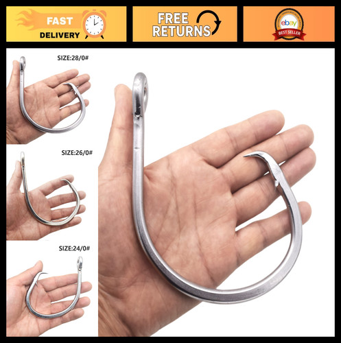 Giant 0 circle hooks - 24/0-28/0,