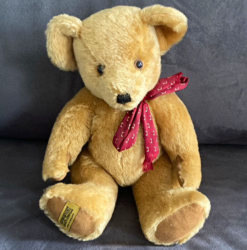 Merrythought beige plush teddy - beige,